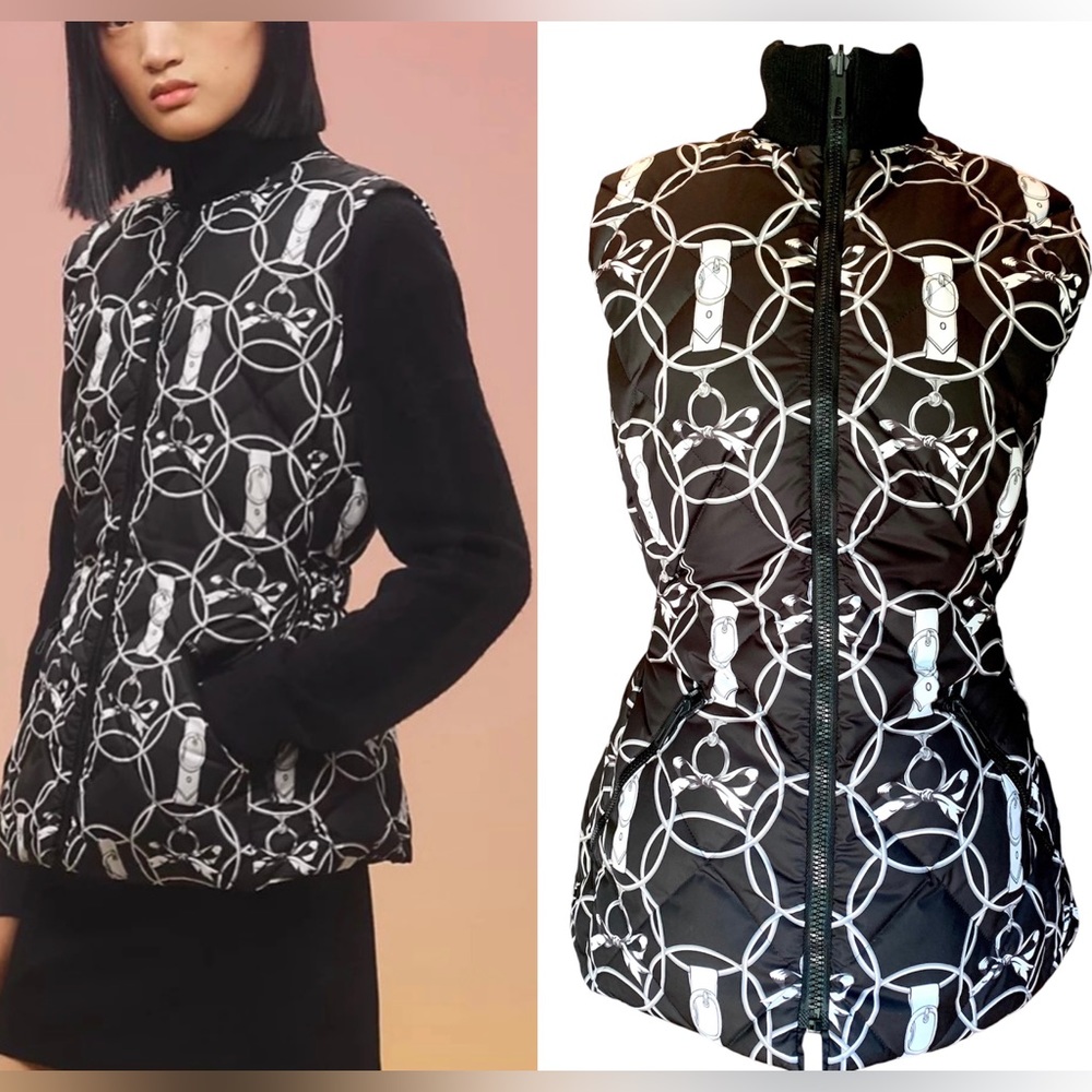 HERMES ❌SOLD❌PARIS PROMENADE DU MATIN PUFFER JACKET COAT VEST REVERSIBLE NEW